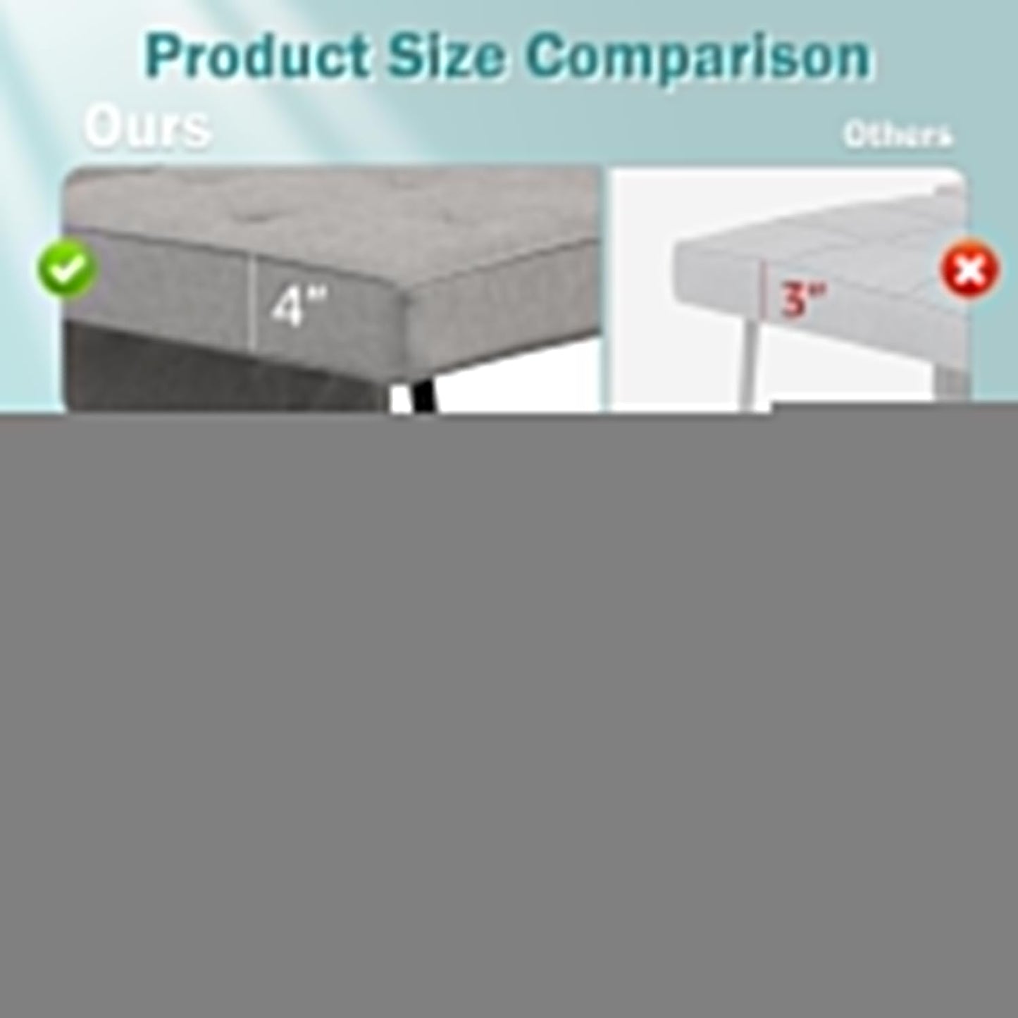 Convertible Sofa Bed, 4 in 1 Multi-Function Folding Ottoman Bed with Adjustable Backrest, Modern Pull Out Sleeper Chair for Living Room Apartment Office (Plus Beige, 36" Width-Large)